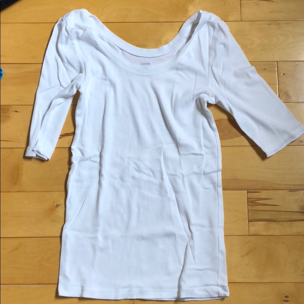 Jcrew perfect fit white shirt size s